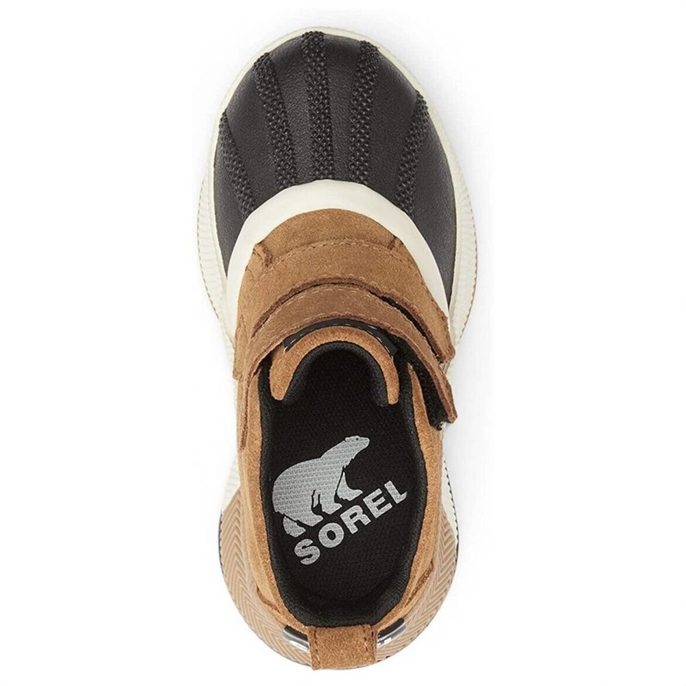 Sorel Childrens Out 'N About Classic Waterproof Duck Boot Kids Size 12 Brown - Picture 5 of 6